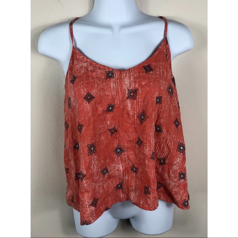 3/$20 Hinge Semi Crop Top Tank Top
